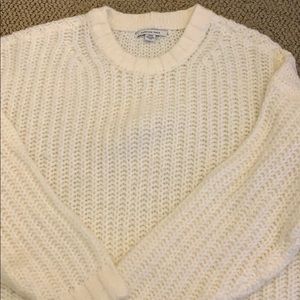 White American eagle sweater